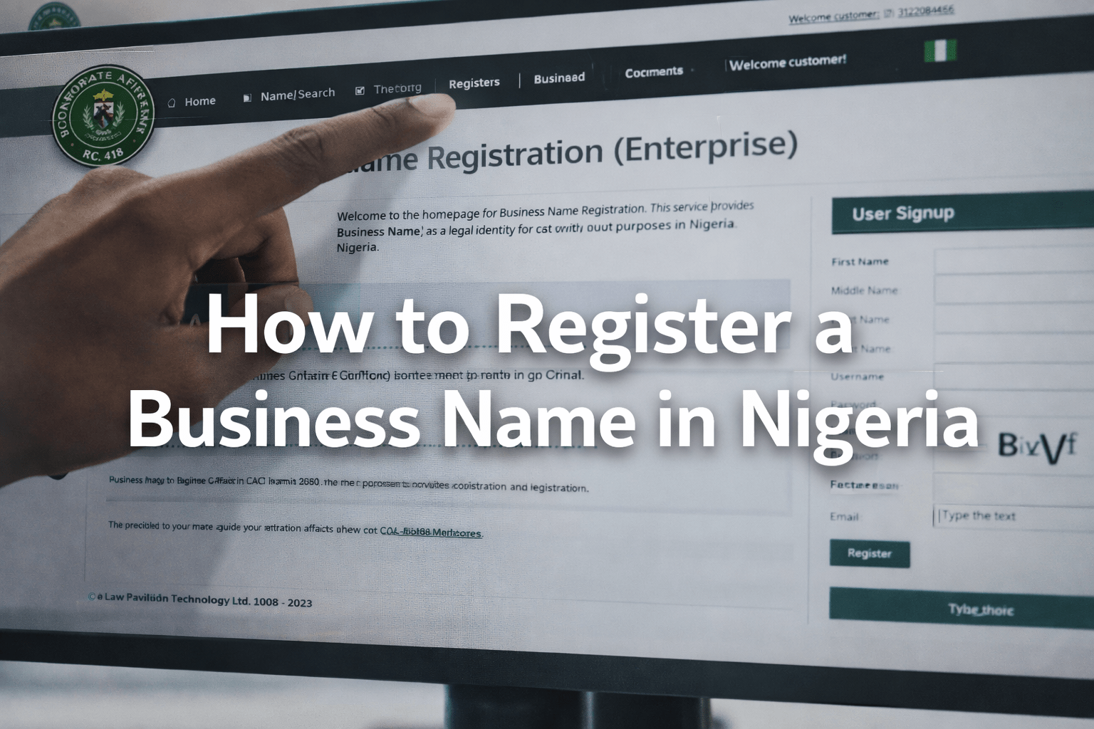 how to register a business name in Nigeria